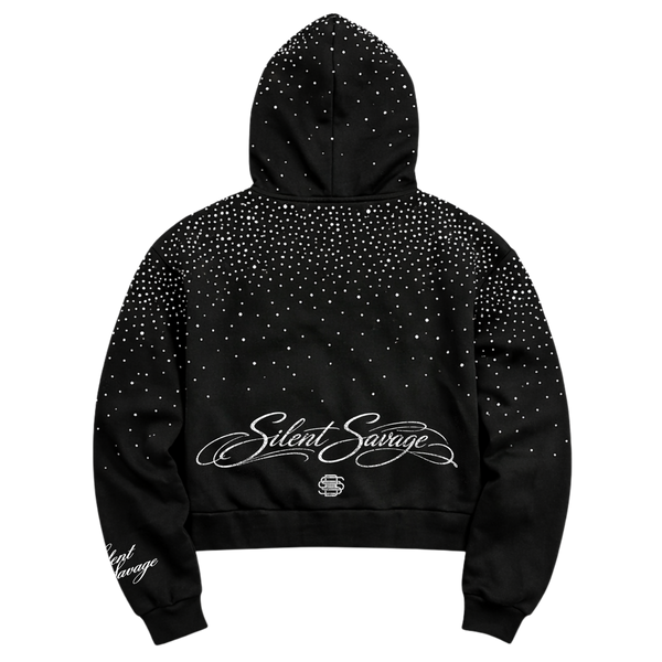 Made In Silence Rhinestone Hoodie