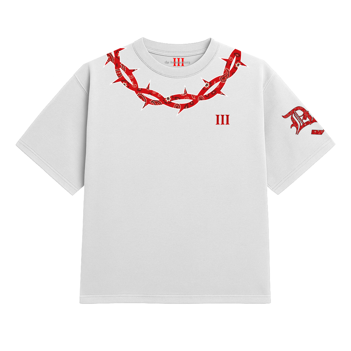 Barbed Paisley Heavy Tee