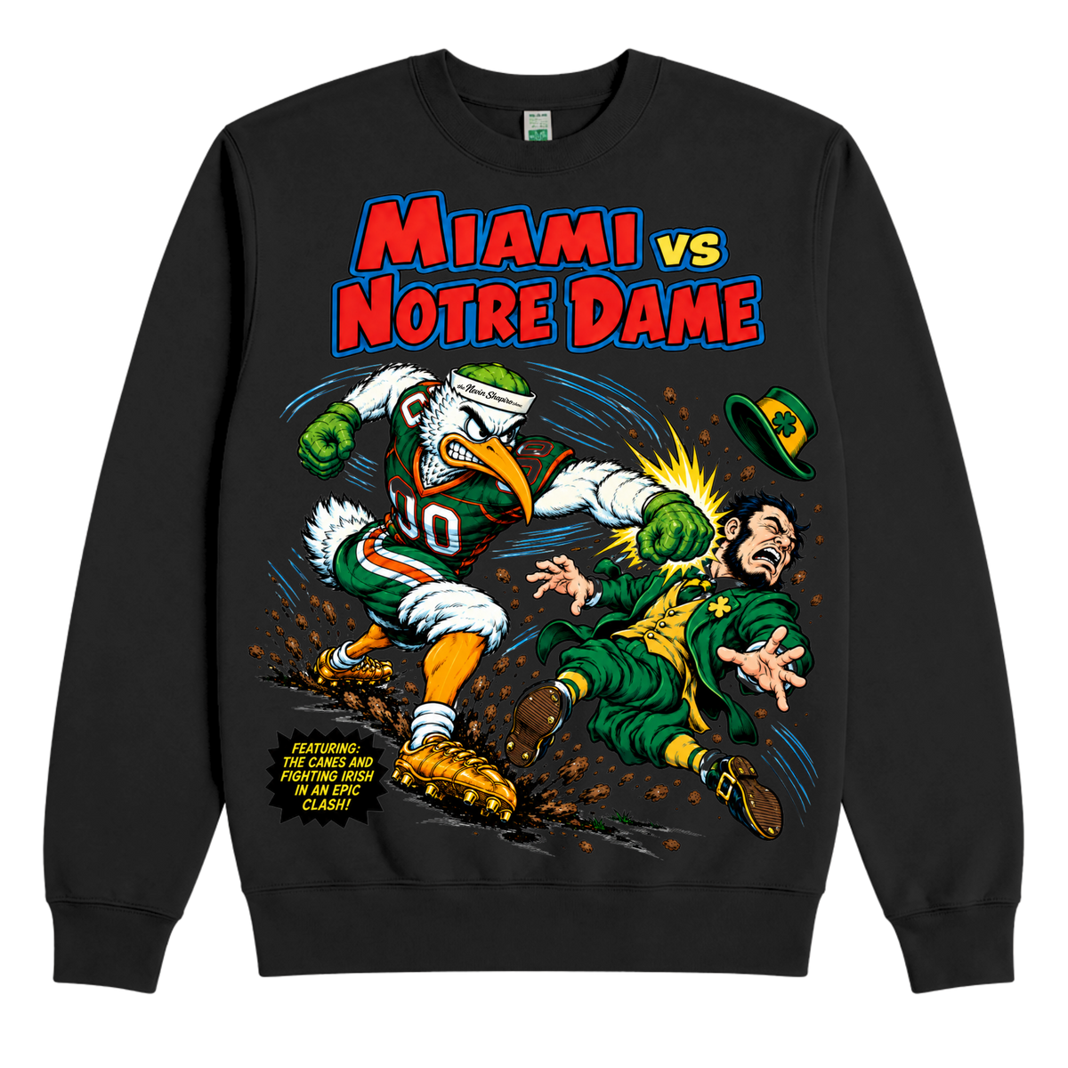 Miami vs Notre Dame Crewneck