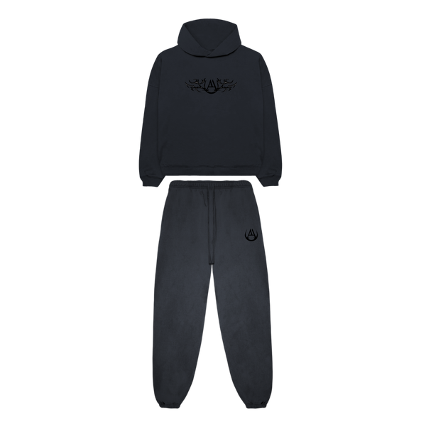 Angels and Demons Heavy Hoodie Set - Creme