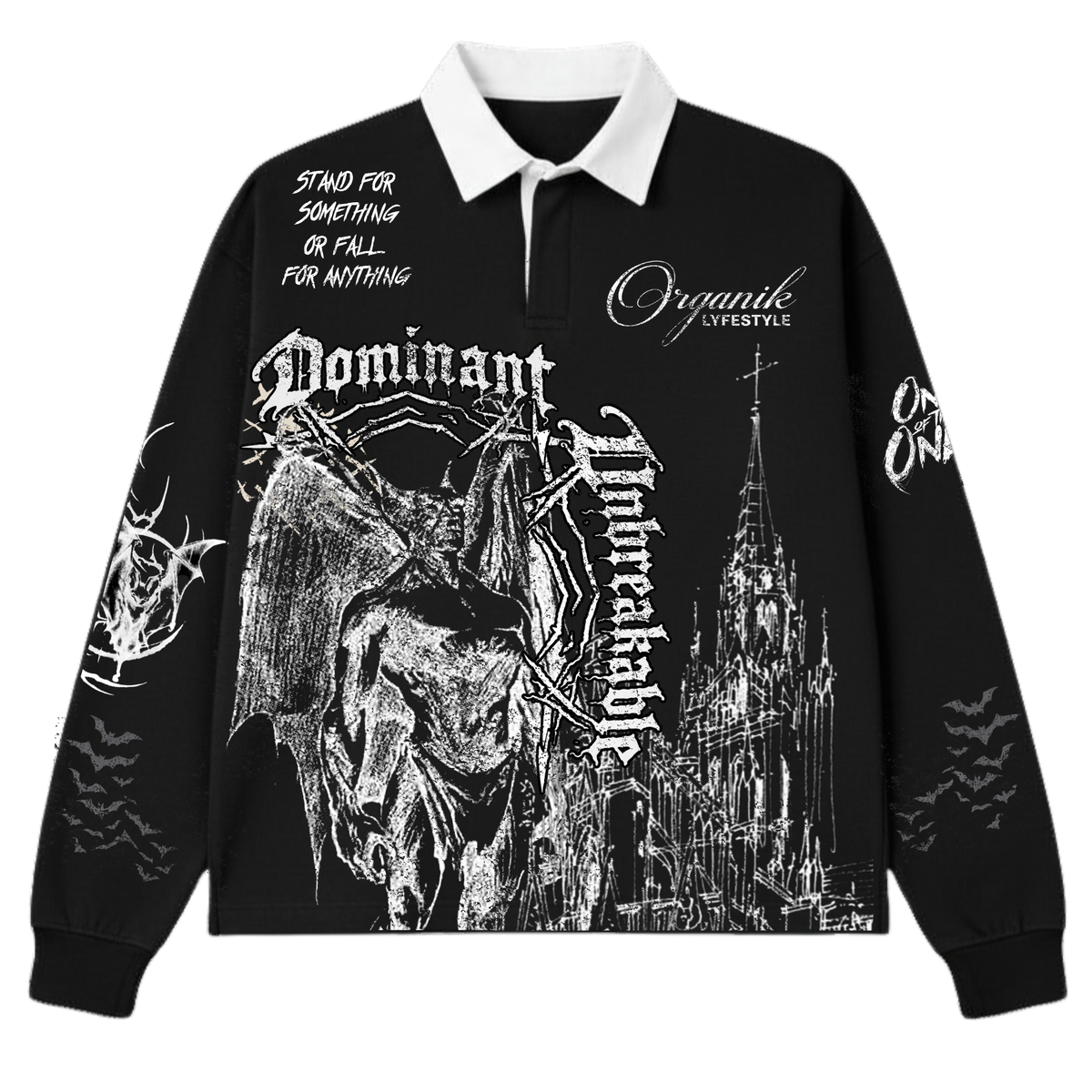 Unbreakable Long Sleeve Polo Sweatshirt