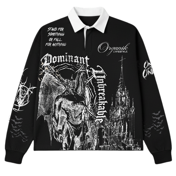 Unbreakable Long Sleeve Polo Sweatshirt