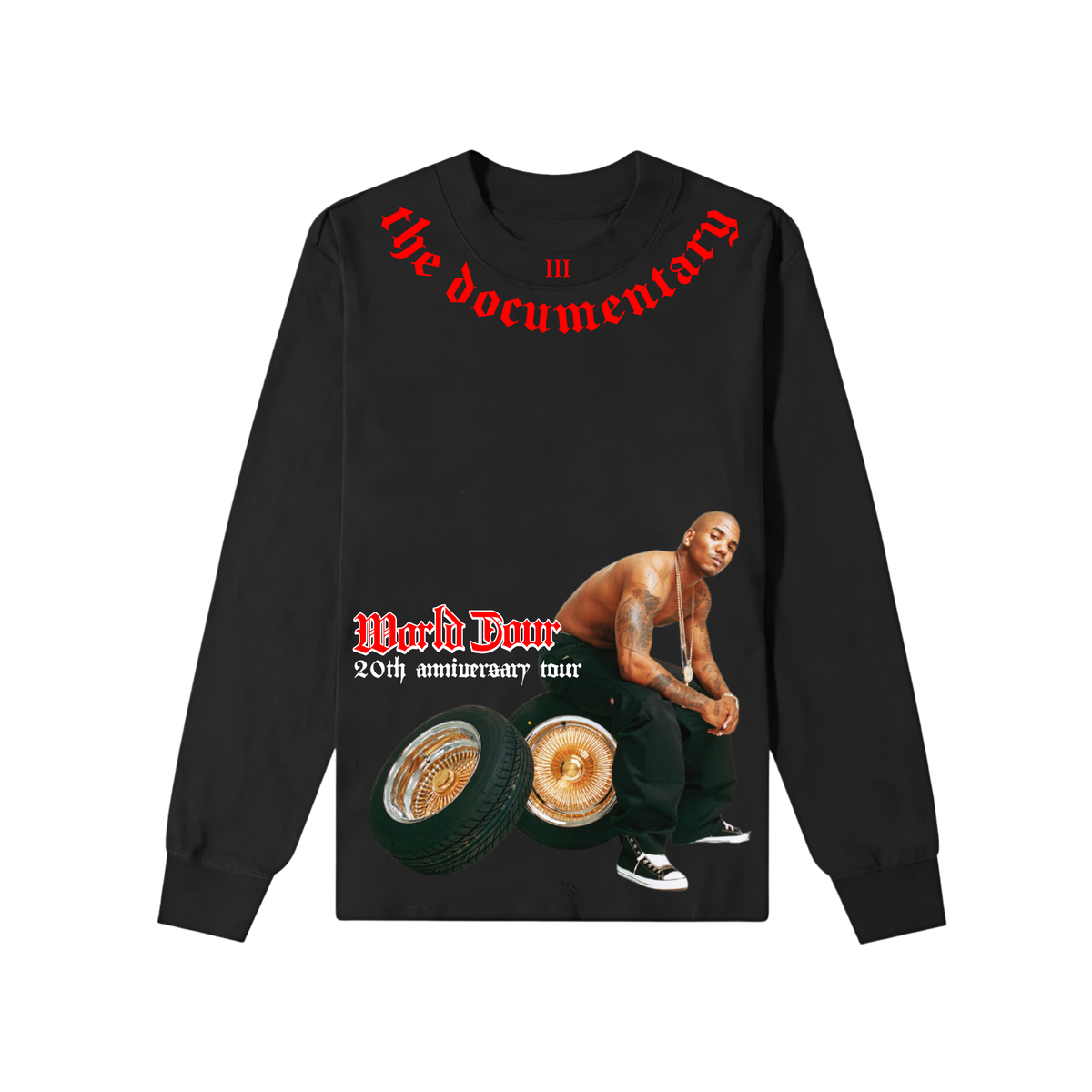 The Documentary World Tour Retro Longsleeve