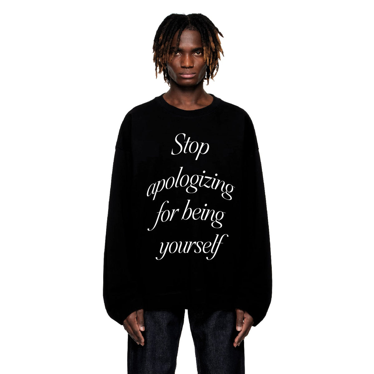 Be Youself Longsleeve Black