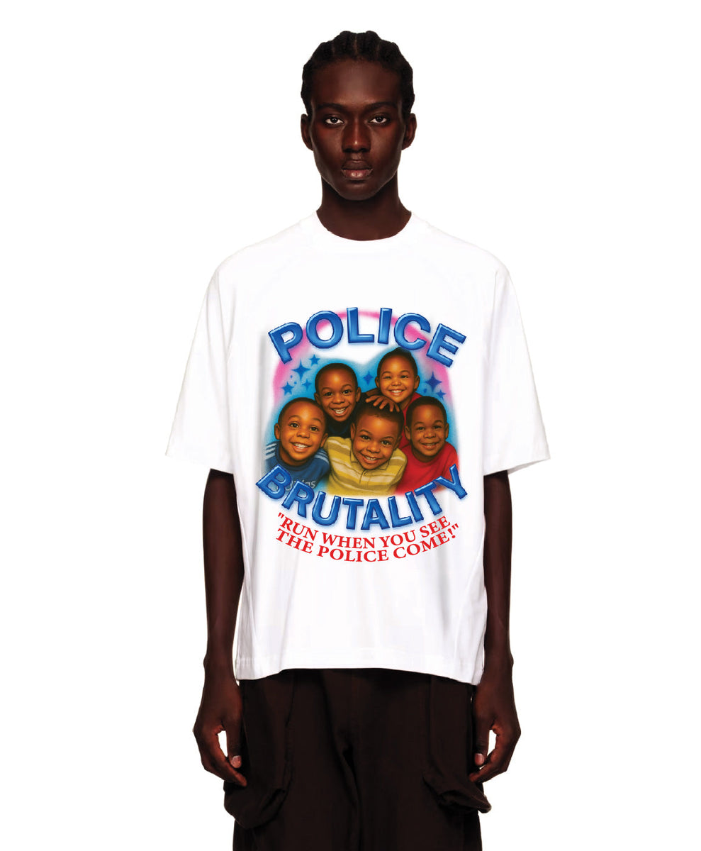 Brutal Tee White