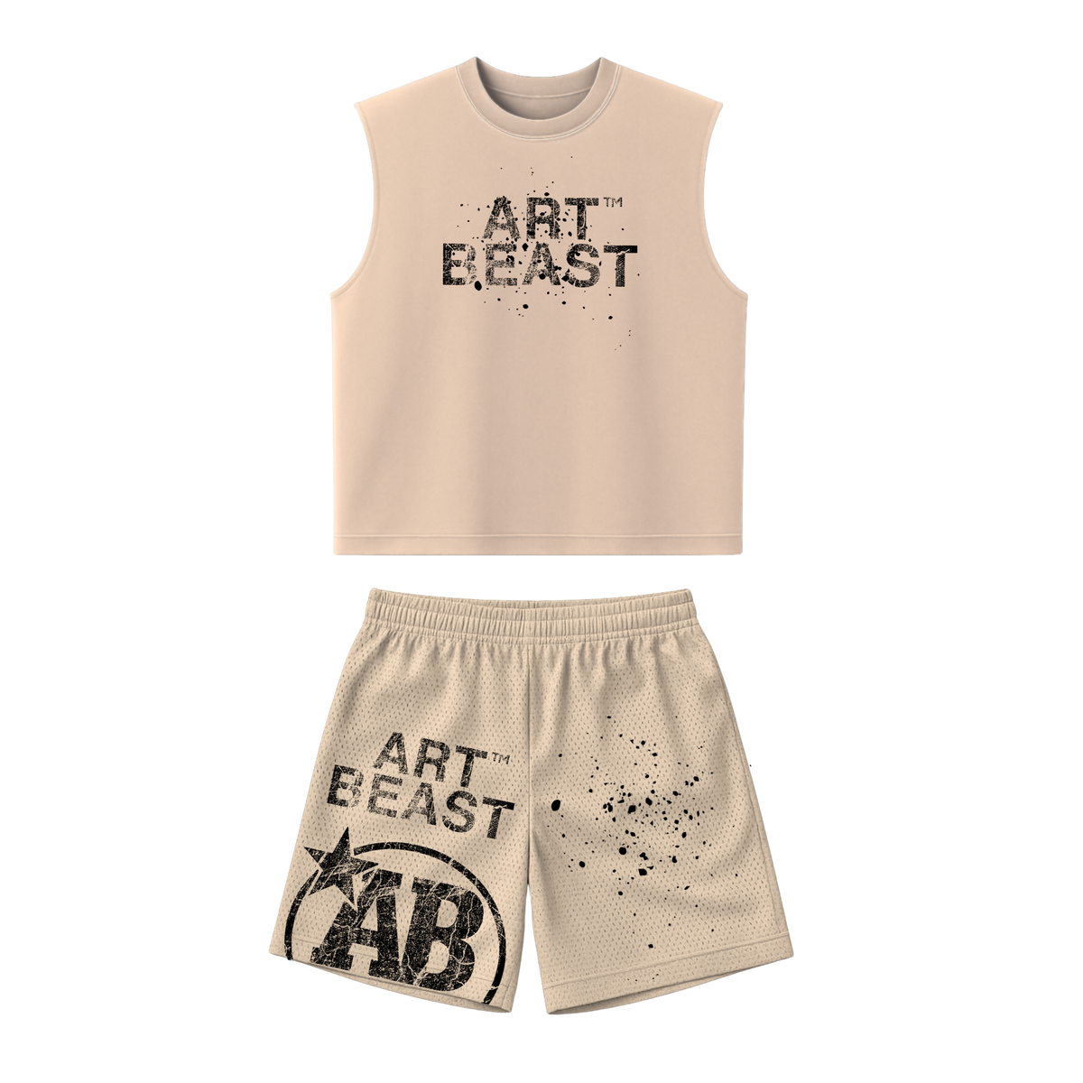 ARTBEAST - Weathered Short Set