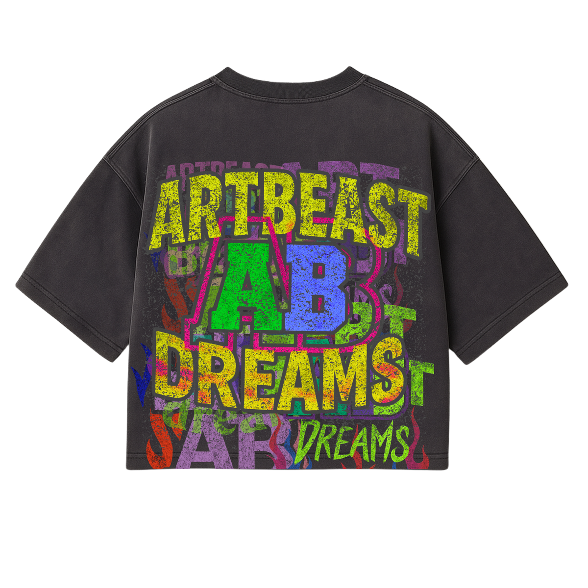 ARTBEAST - DREAMS - BOXY CROP TEE