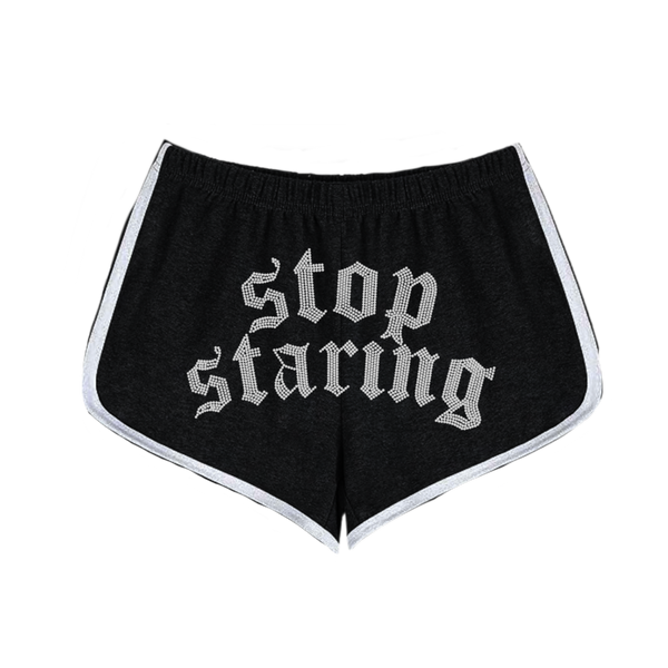 Stop Staring - Women's Booty Shorts