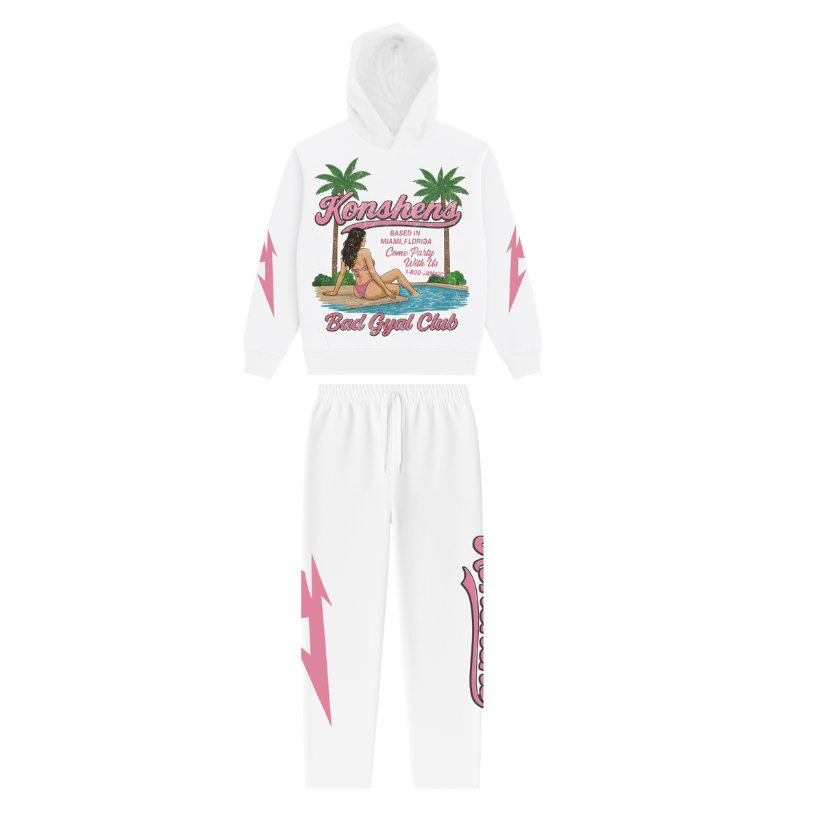 Konshens - Bad Gyal - Terry Hoodie Set