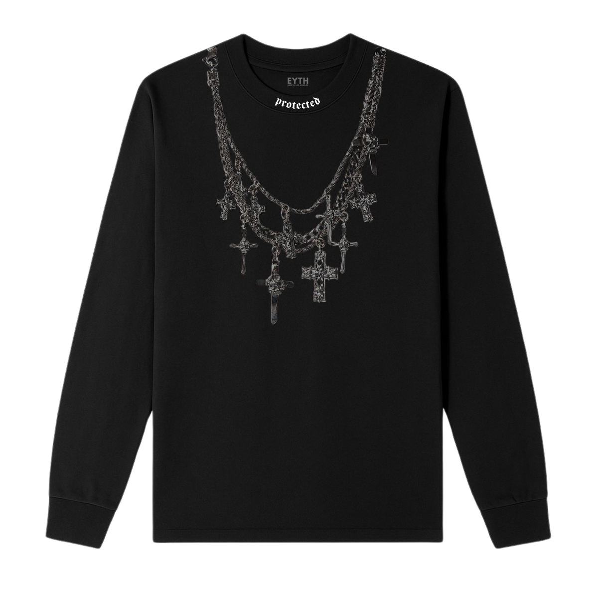 EYTH - Cross Piece Necklace Longsleeve
