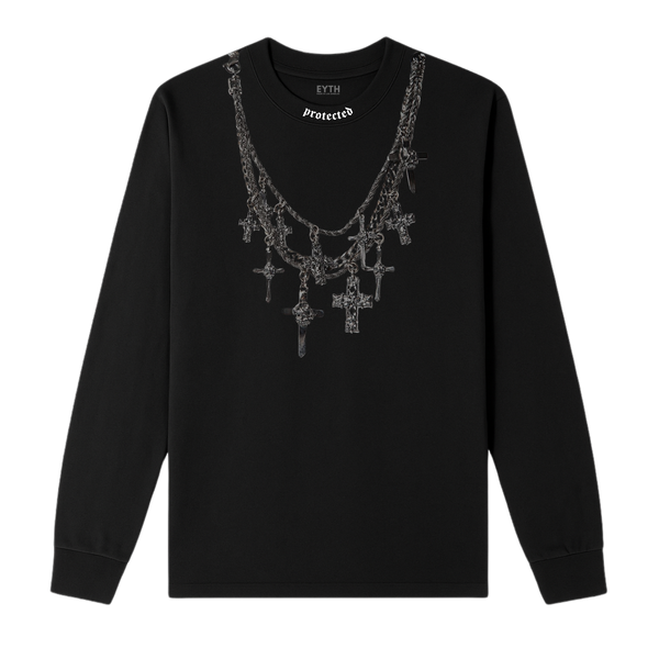 EYTH - Cross Piece Necklace Longsleeve