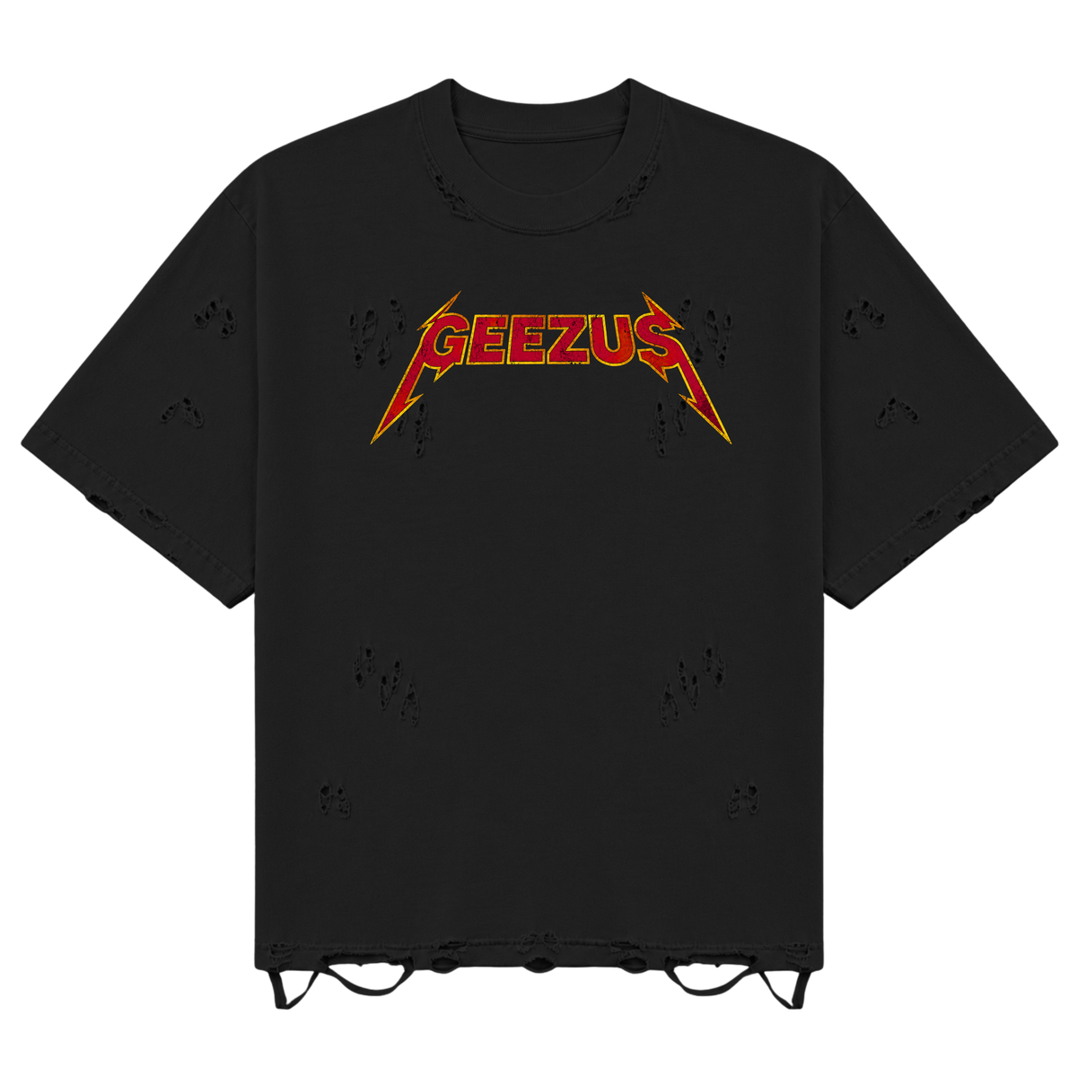 Geezus Distressed Tee