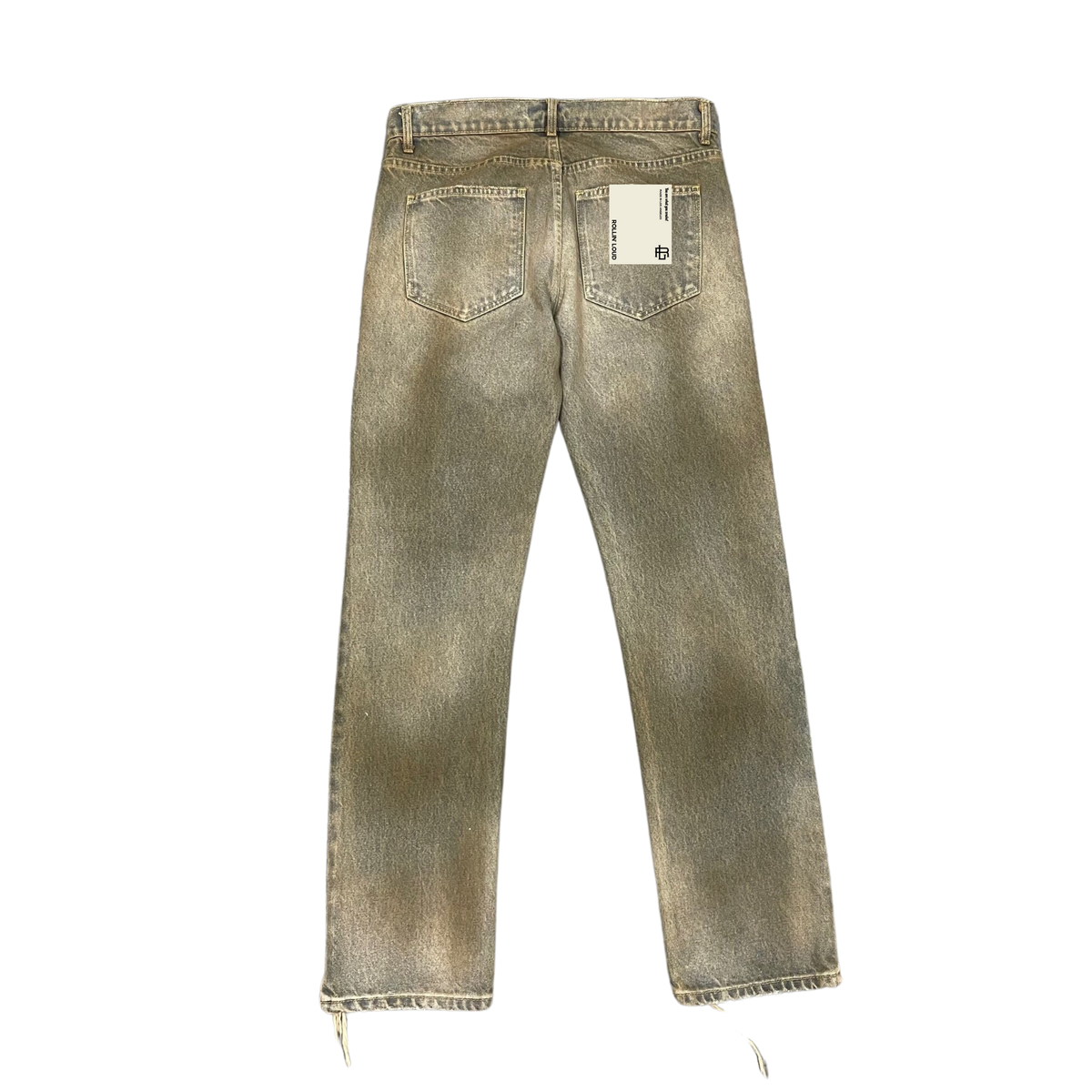 Rollin Loud - CLASSIC 5POCKET CUT OFF DENIM IN DST SAND