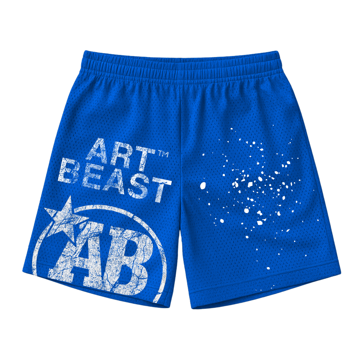 ARTBEAST - Weathered Mesh Shorts