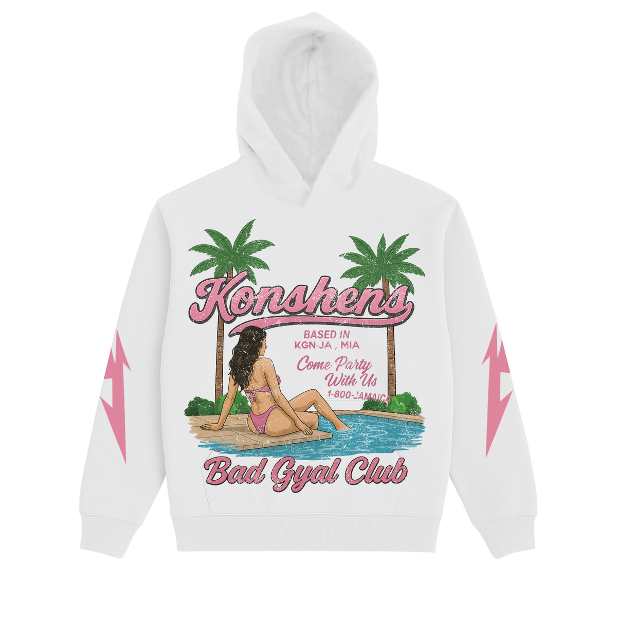 Konshens - Bad Gyal Terry Hoodie
