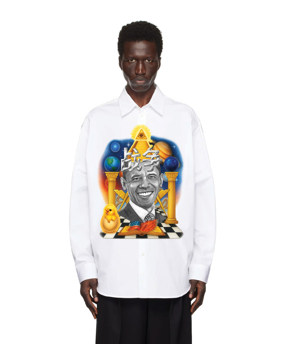 ESOTERIC Dress Shirt White