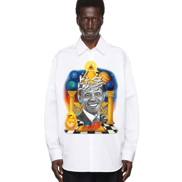 ESOTERIC Dress Shirt White