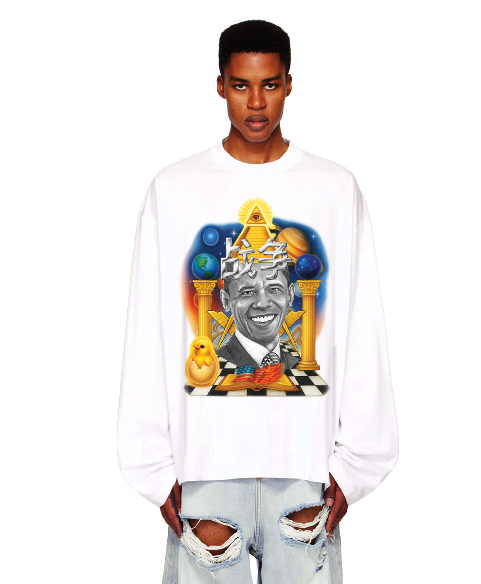 ESOTERTIC Longsleeve White