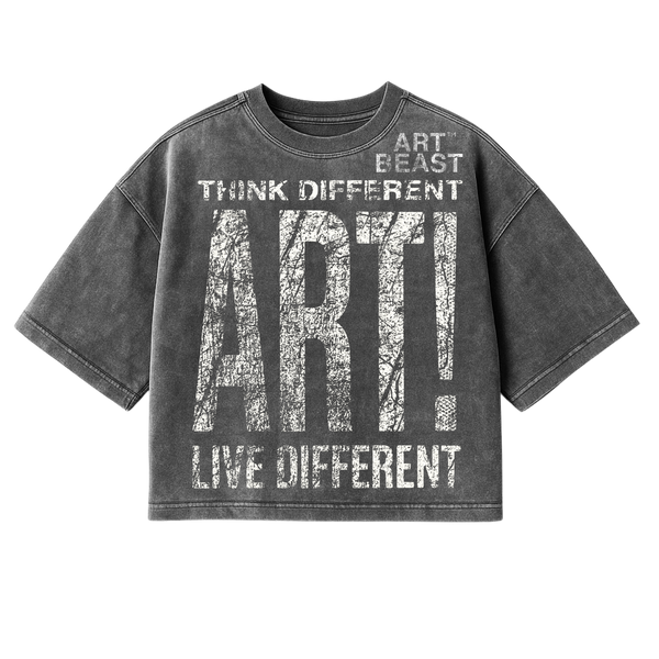ARTBEAST - ART! - BOXY CROP TEE