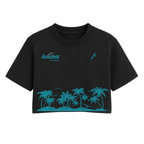 Konshens - Worldwide - Women's Crop Tee - One Size