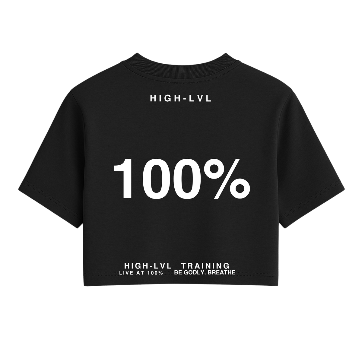 High LVL - 100% One Size Crop Tee