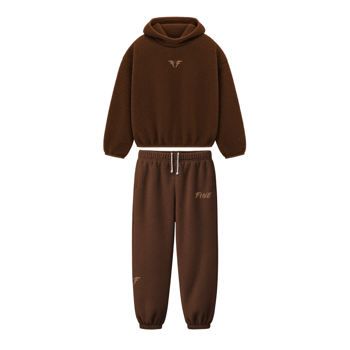 Fine By Mi Polar Fleece Hoodie Set