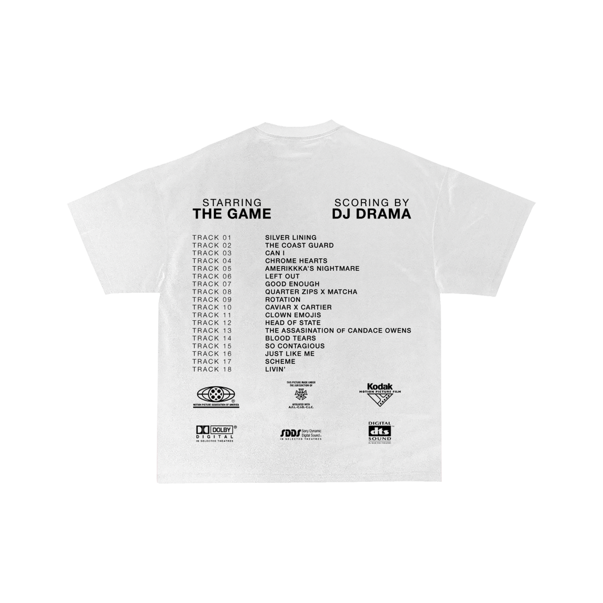 The Game - EMNT Tracklist Heavy Tee