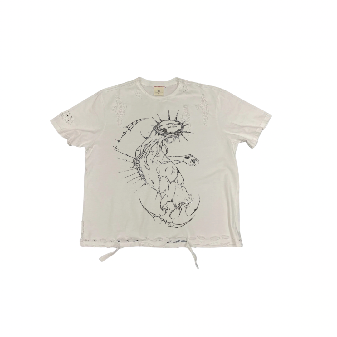 Warrior Distressed Tee