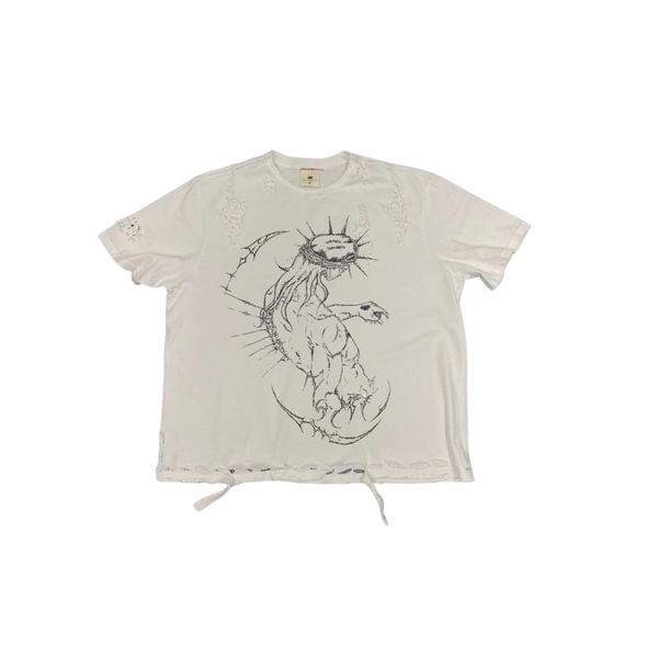 Warrior Distressed Tee