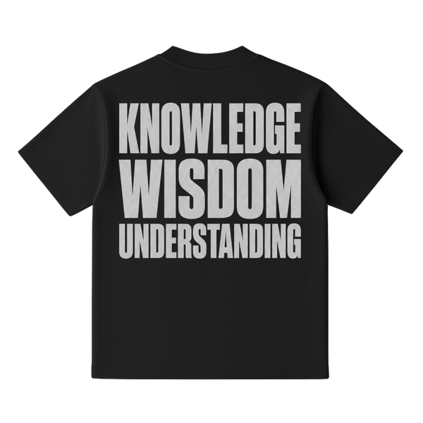 Knowledge, Wisdom, Understanding Mock Neck Tee