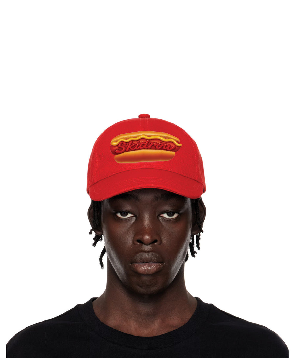 Hot Dog Hat Red