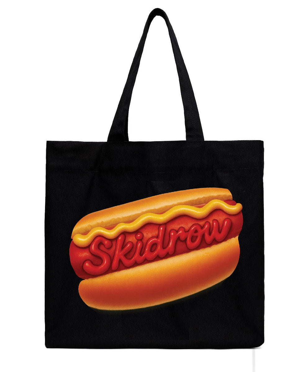 Hot Dog Logo Tote Black