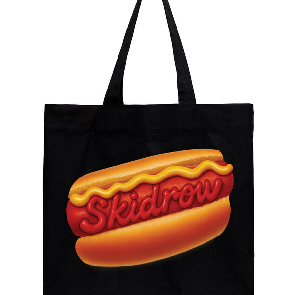 Hot Dog Logo Tote Black