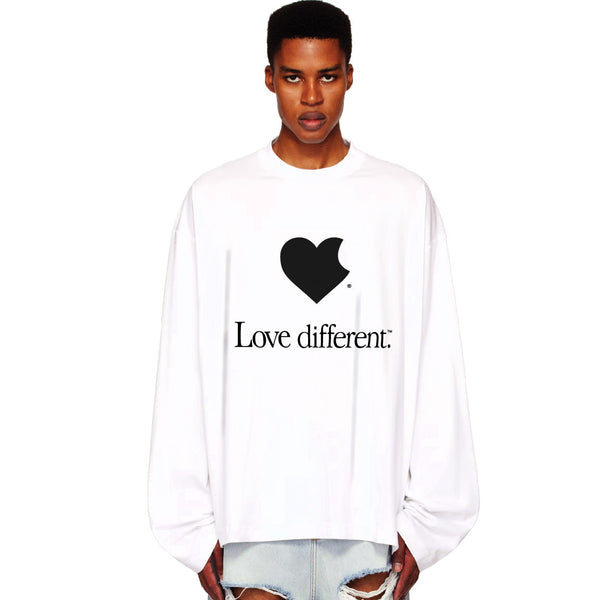 Love Different Longsleeve White