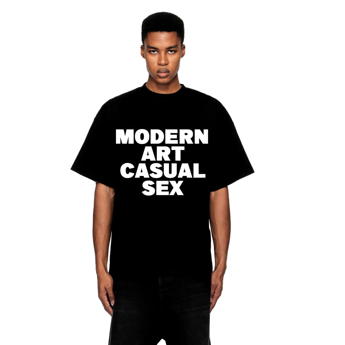 Modern Art Tee Black