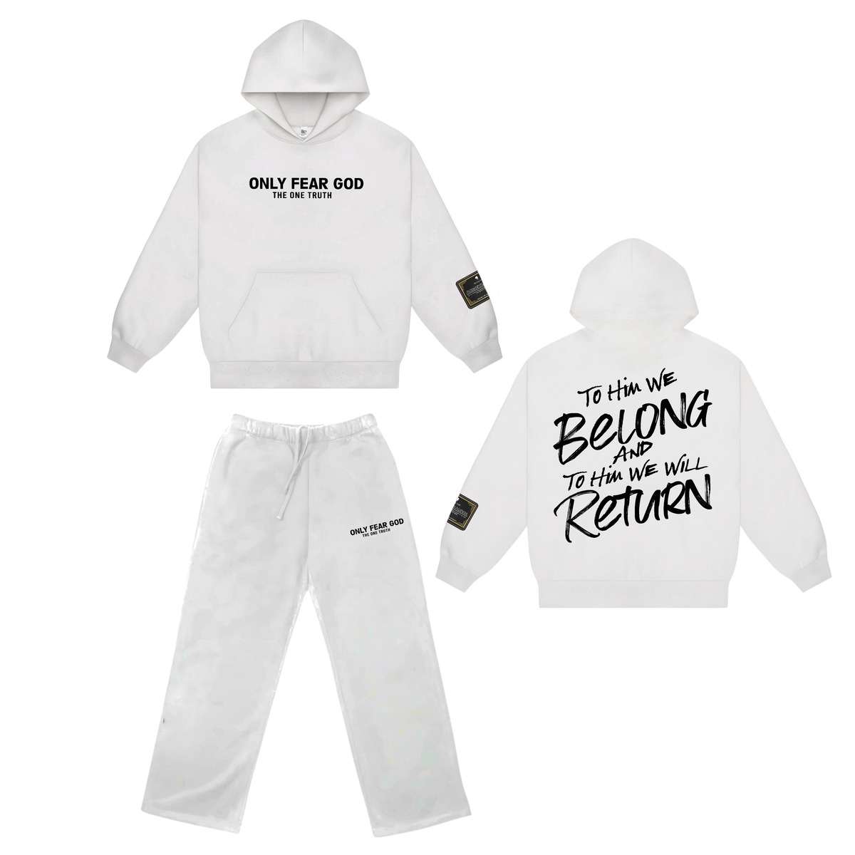 Only Fear God - Hoodie Set