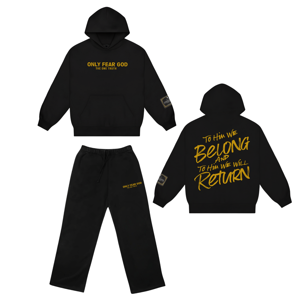 Only Fear God - Hoodie Set
