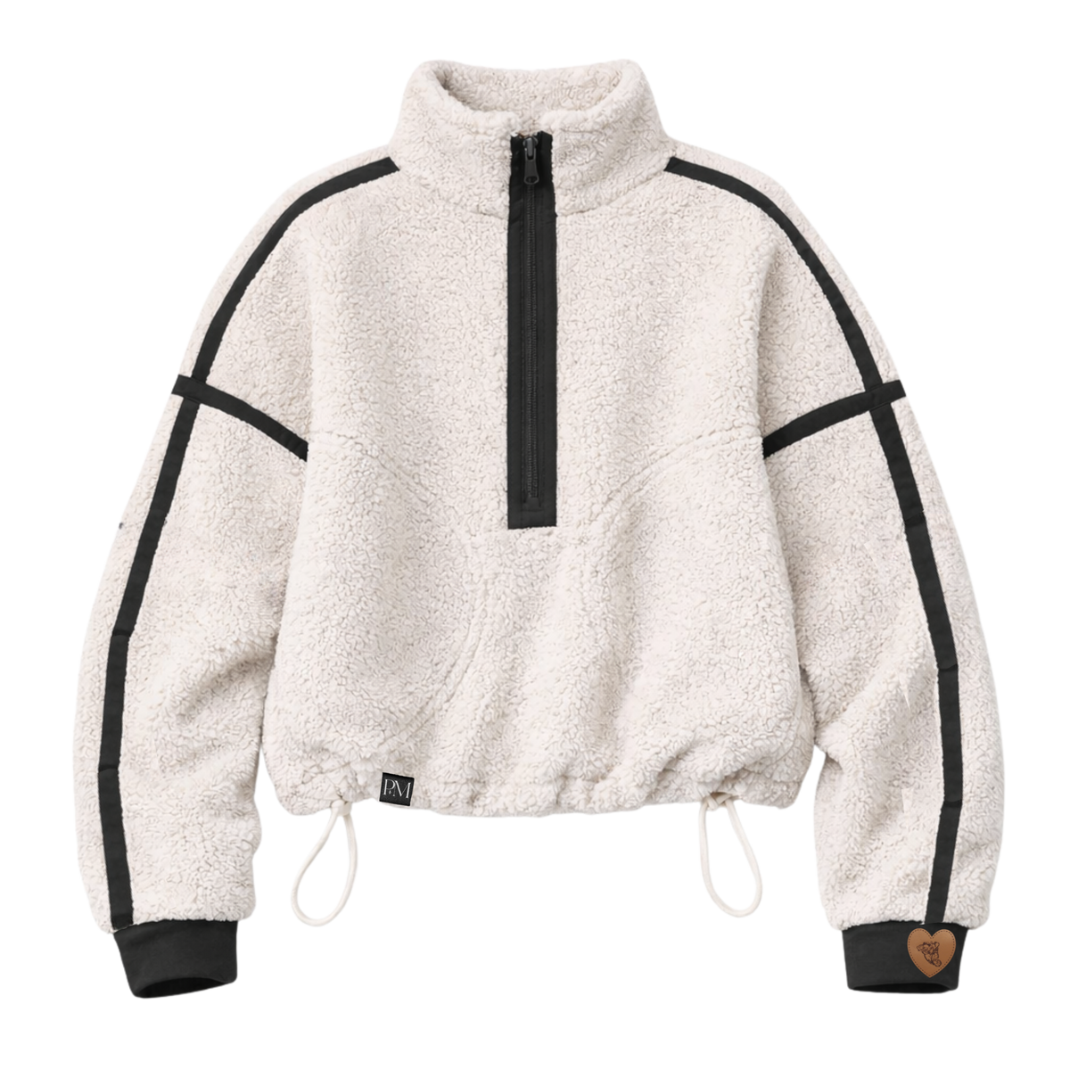 Mock Turtleneck Quarter‑Zip Sweater