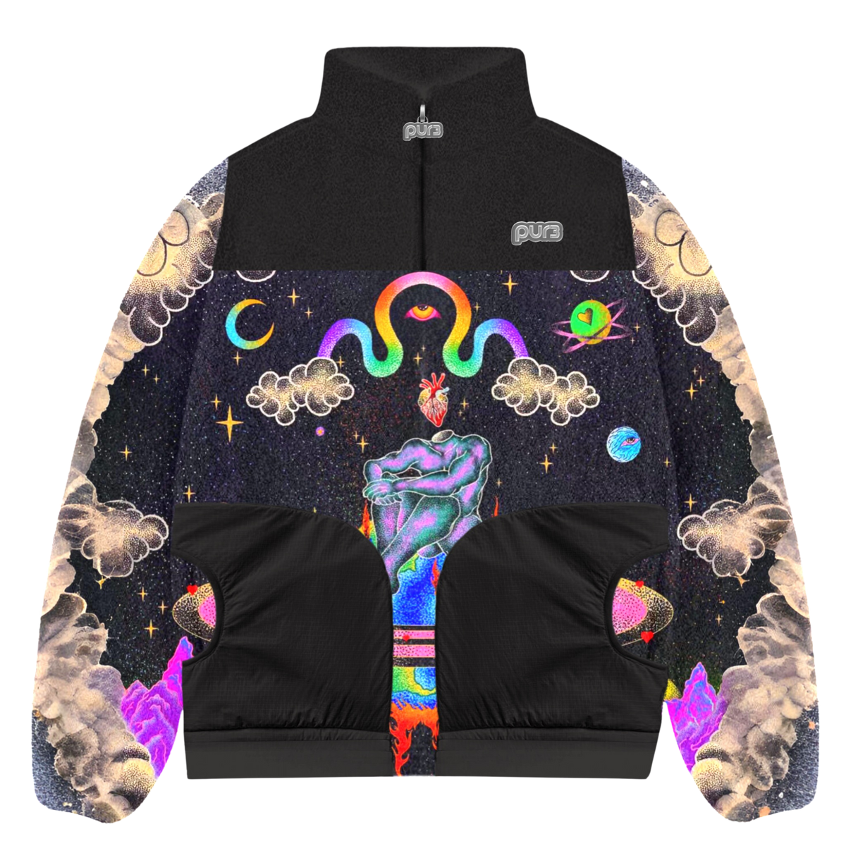 Burn The Sky Sherpa Jacket