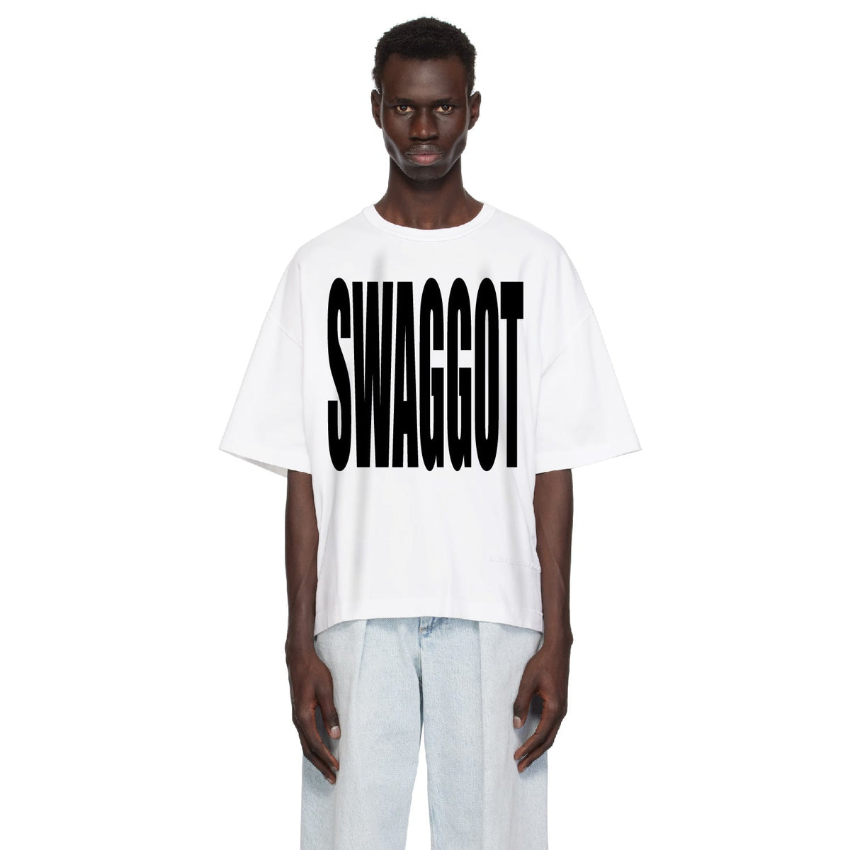 Swaggot Tee White