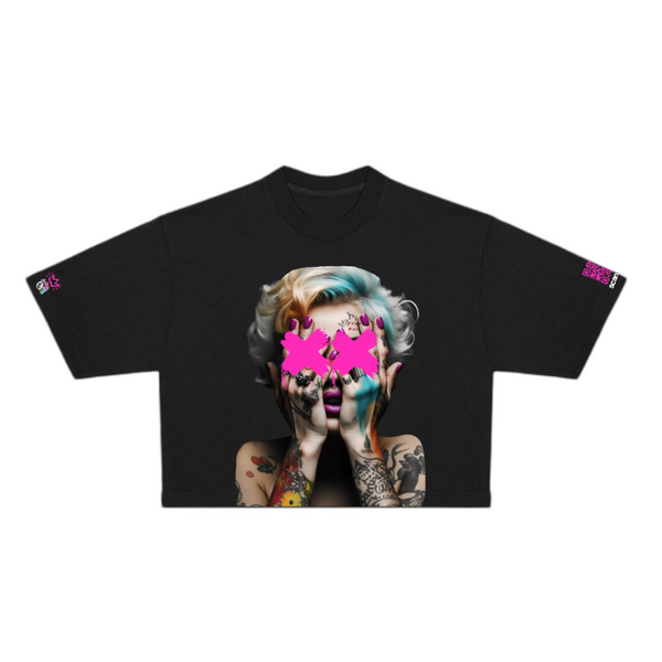 Marilyn OS Crop Tee