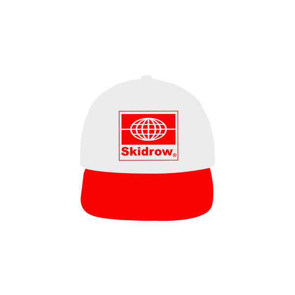 Skidrow Global Hat Red/White