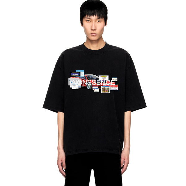 Spamnonssence Tee Black