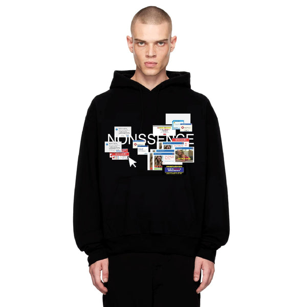 Spam Hoodie Black
