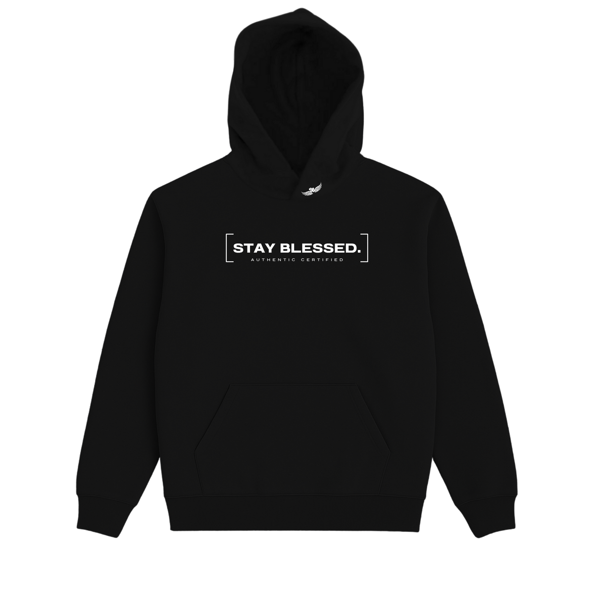 Stay Blessed Certified Authentic Certified Terry Hoodie