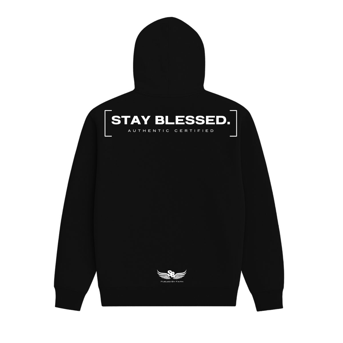 Stay Blessed Certified Authentic Certified Terry Hoodie