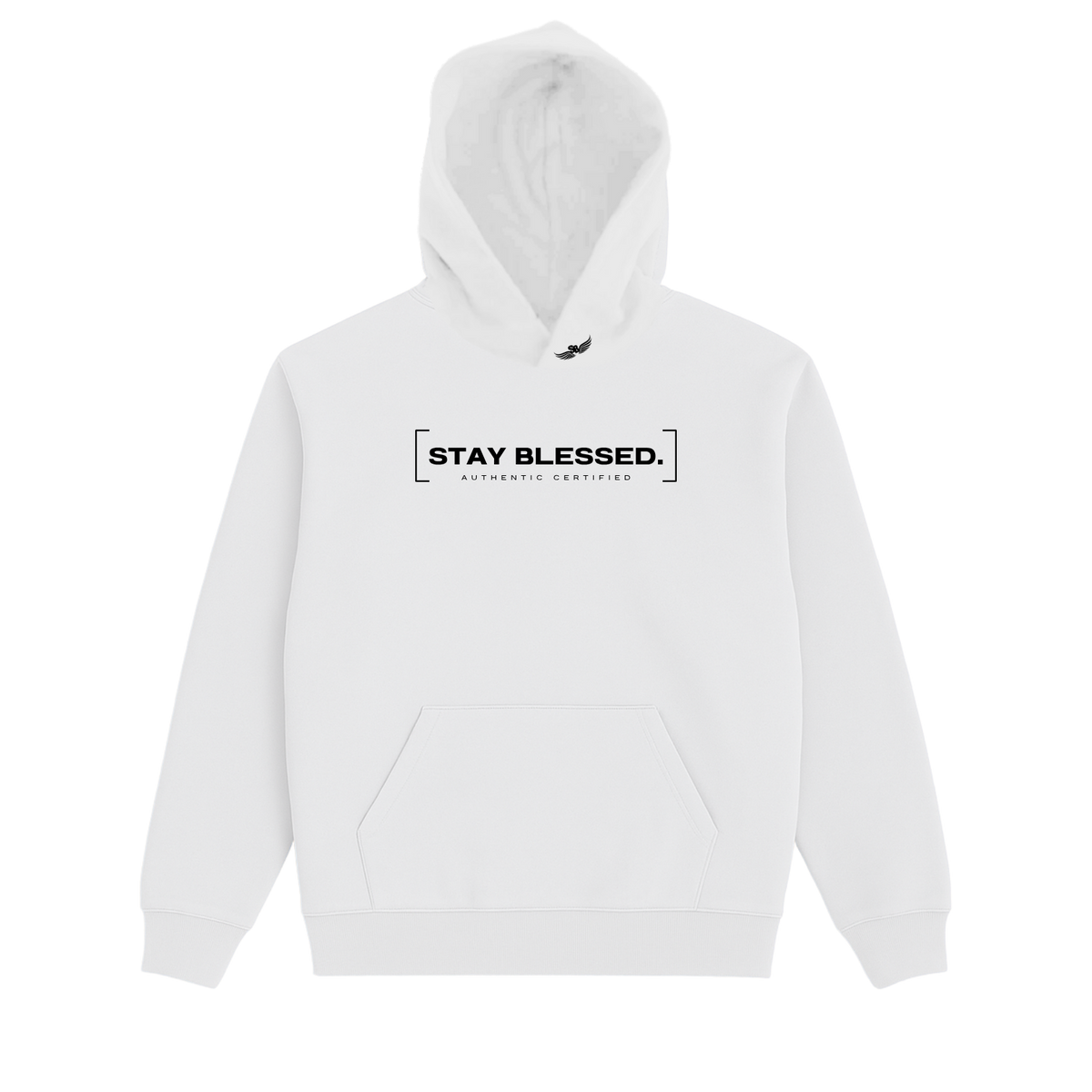 Stay Blessed Certified Authentic Certified Terry Hoodie