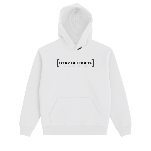 Stay Blessed Certified Authentic Certified Terry Hoodie
