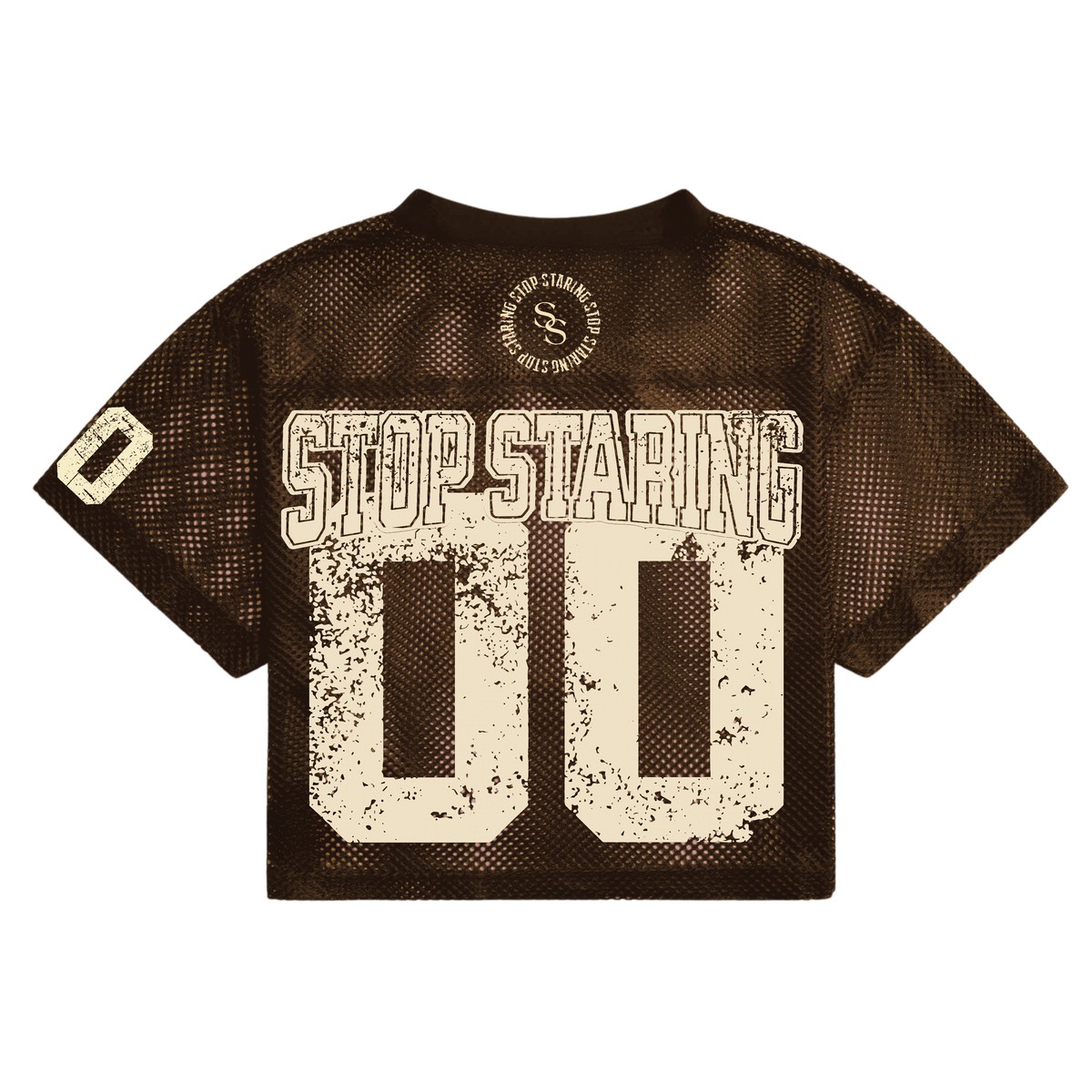 Stop Staring - Mesh Oversized Shirt