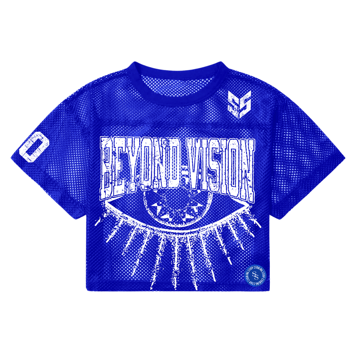 Stop Staring - Mesh Oversized Shirt